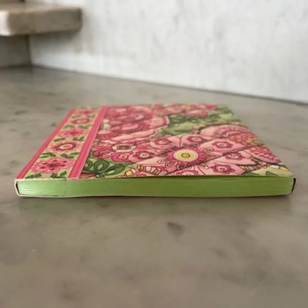 VERA BRADLEY Petal Pink Mini Pocket Notepad Limited Ed 1980's